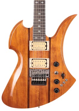 B Stock : BC Rich Legacy Series Mockingbird Exotic ST Electric Guitar with Floyd Rose in Natural Koa
