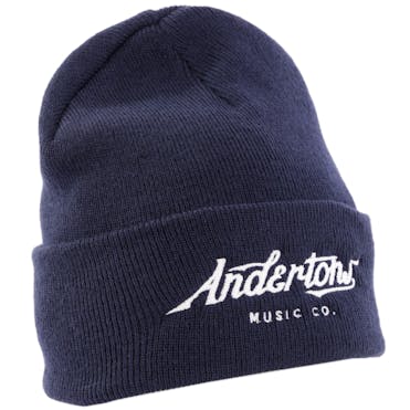 Andertons Music Co. Cuffed Beanie in Oxford Navy