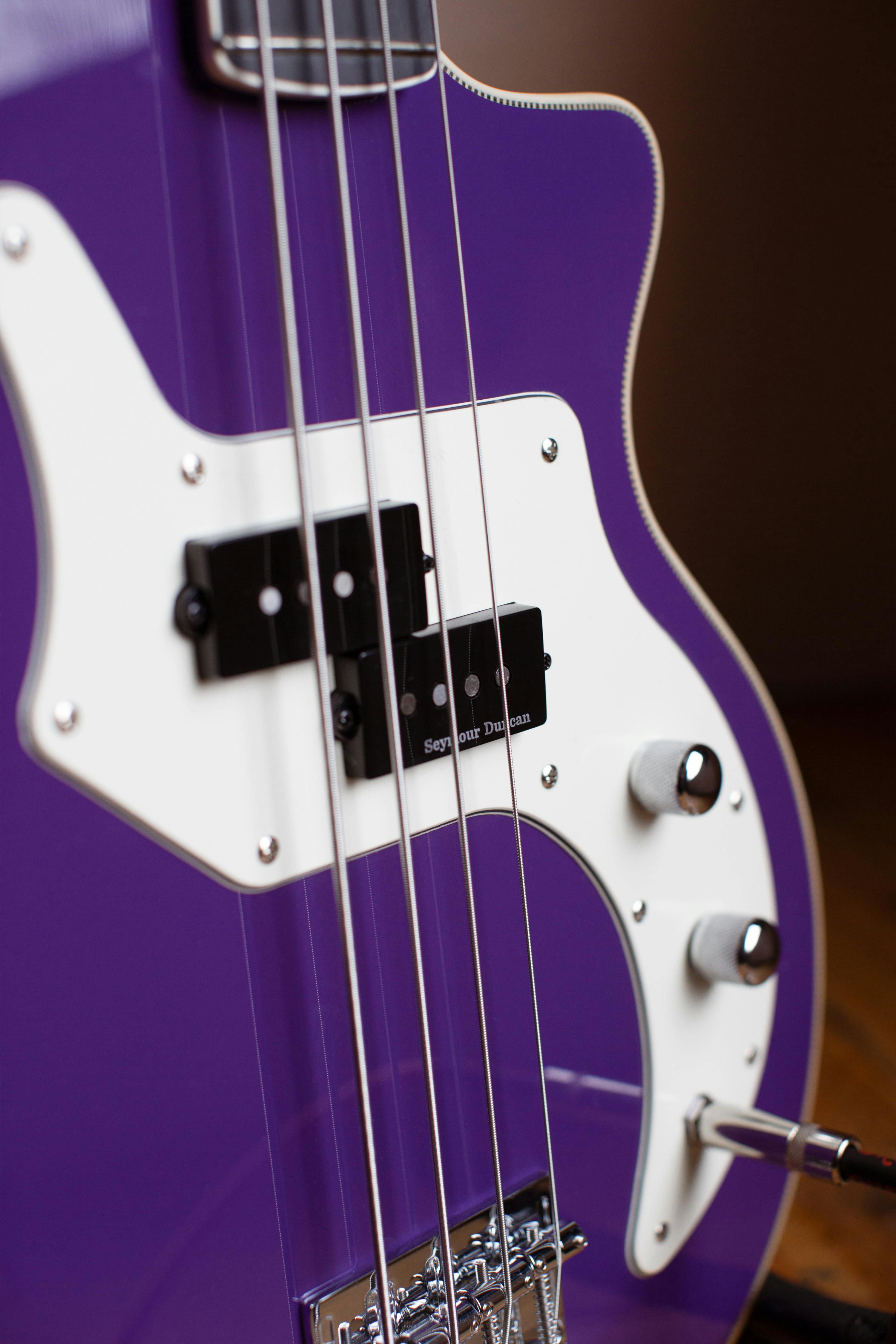 Orange Glenn Hughes Signature Purple O-Bass Bass Guitar in Purple ...