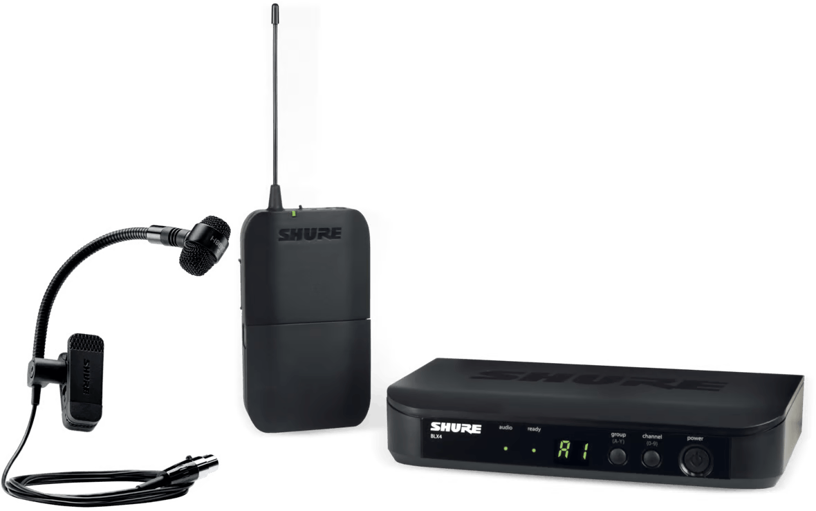 Shure BLX14 P98H Wireless Instrument System with PGA98H Clip On