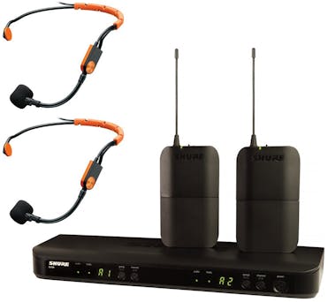 Shure BLX188/SM31 Wireless Dual Fitness Headset System with two SM31FH Headset Microphone