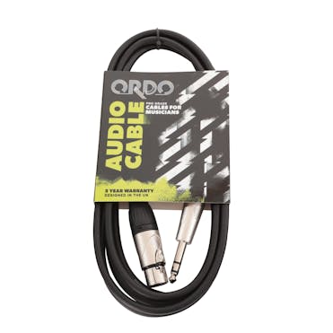 Ordo 10ft/3m Microphone Cable XLR to TRS Jack