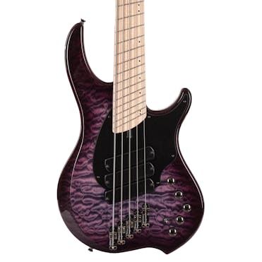 Dingwall Combustion 3 5-String Bass Quilted Top in Ultra Violet