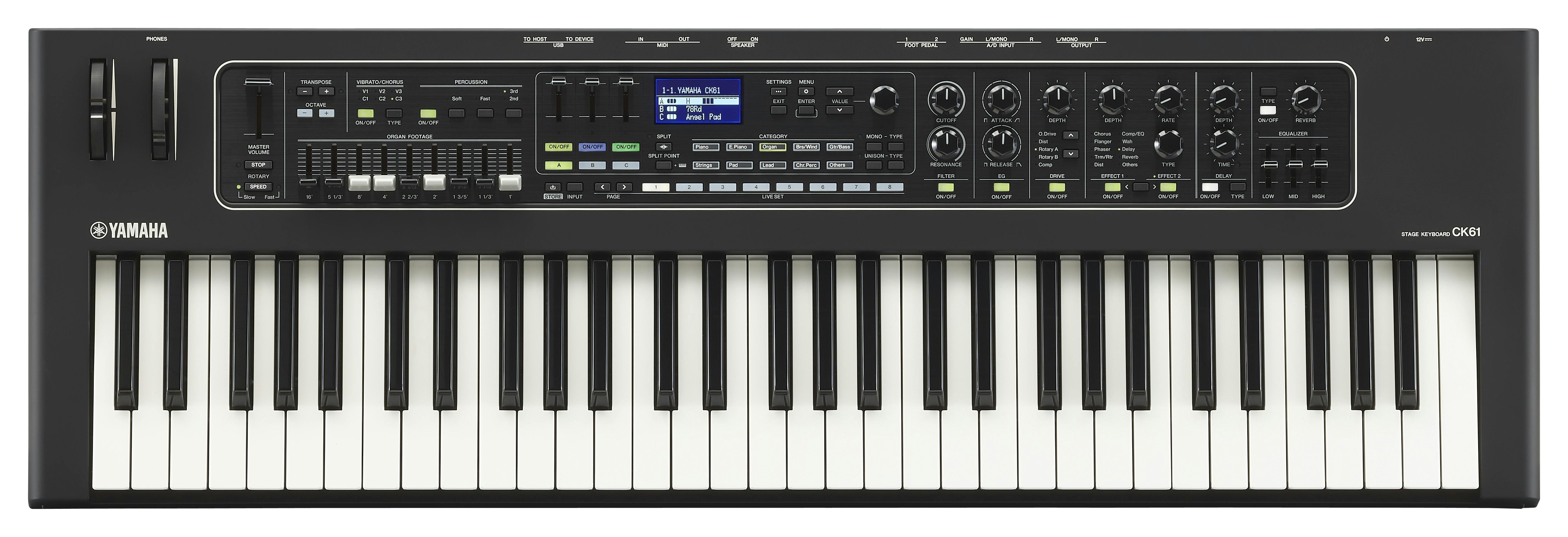 Yamaha CK61 61 Key Future System Basic Keyboard