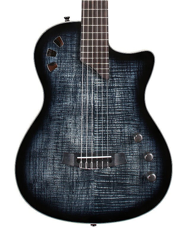 Cordoba Stage Guitar Nylon String Electric in Black Burst