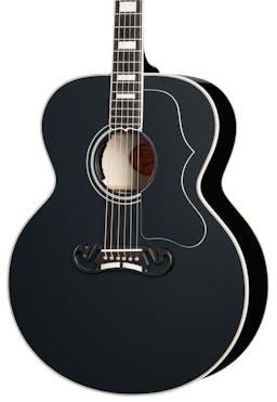 Gibson Custom Shop SJ-200 Custom Ebony Acoustic Guitar