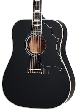 Gibson Custom Shop Hummingbird Custom Ebony Acoustic Guitar