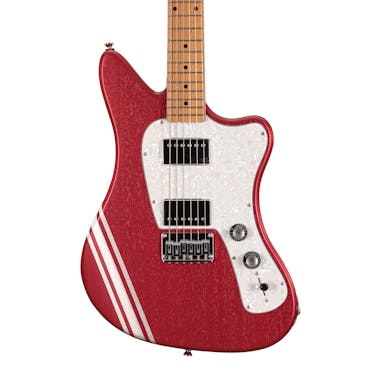 B Stock : Cream T Crossfire SRT-6S Pickup Swapping Electric Guitar in Inferno Red Metallic