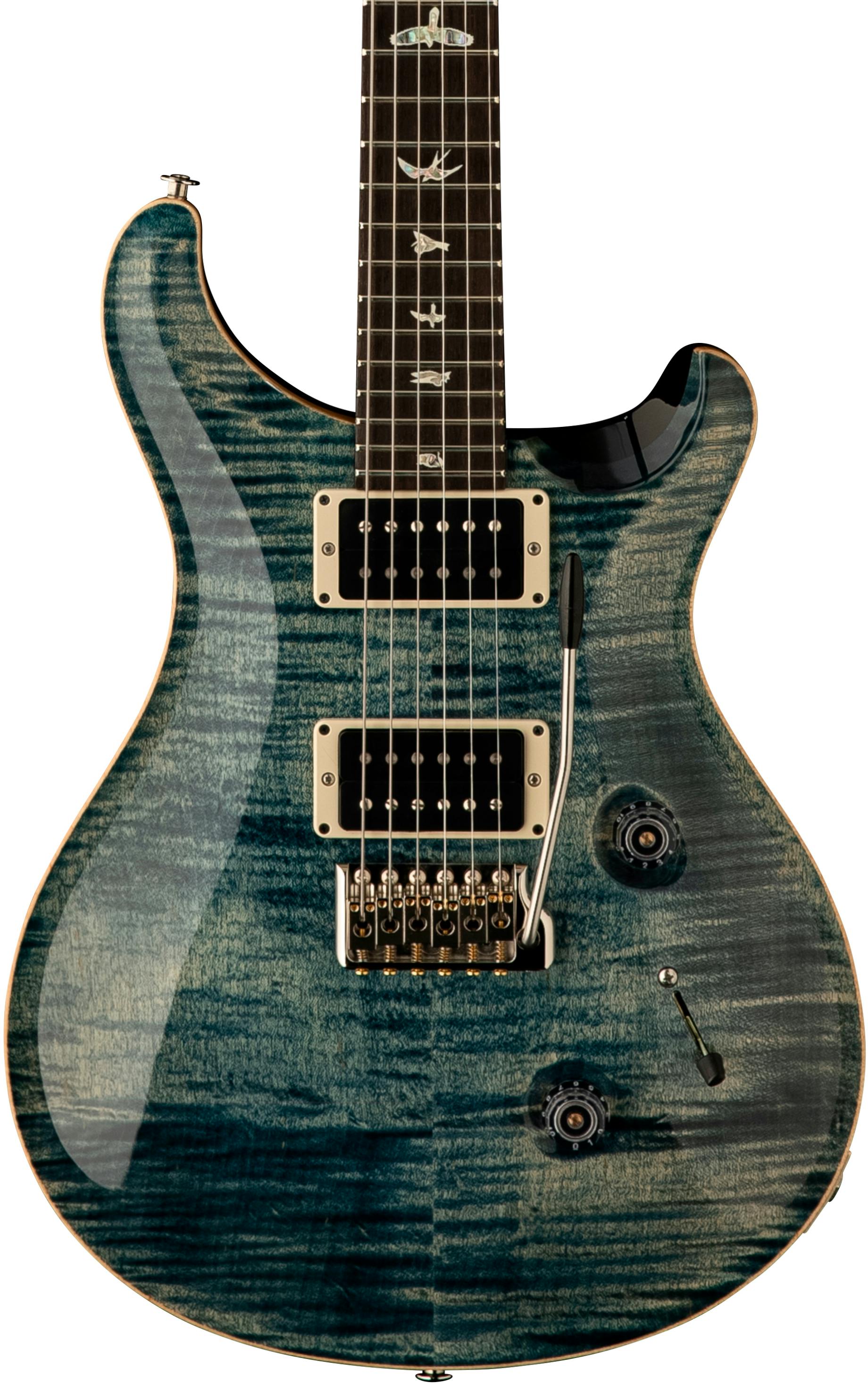 PRS Custom 24 10-Top Electric Guitar in Faded Whale Blue 
