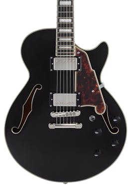 D'Angelico Premier SS Single Cutaway Electric Guitar in Black flake