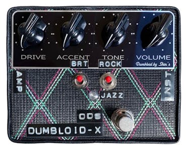 SHINS DBL-X-ODS Dumbloid X-ODS Overdrive Pedal in Diamond Grille Finish