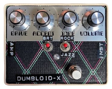 SHINS DBL-X Dumbloid X Overdrive Pedal in Diamond Grille Finish