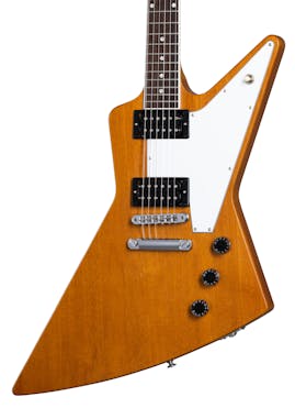 Gibson USA 70s Explorer Electric Guitar in Antique Natural