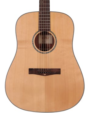 EastCoast D1S Dreadnought Acoustic Guitar With Solid Spruce Top in Natural