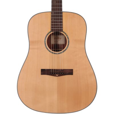 EastCoast D1S Dreadnought Acoustic Guitar With Solid Spruce Top in Natural