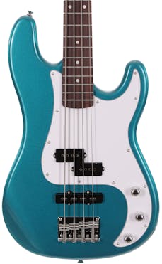 EastCoast PJ4 Electric Bass Guitar in Lake Placid Blue