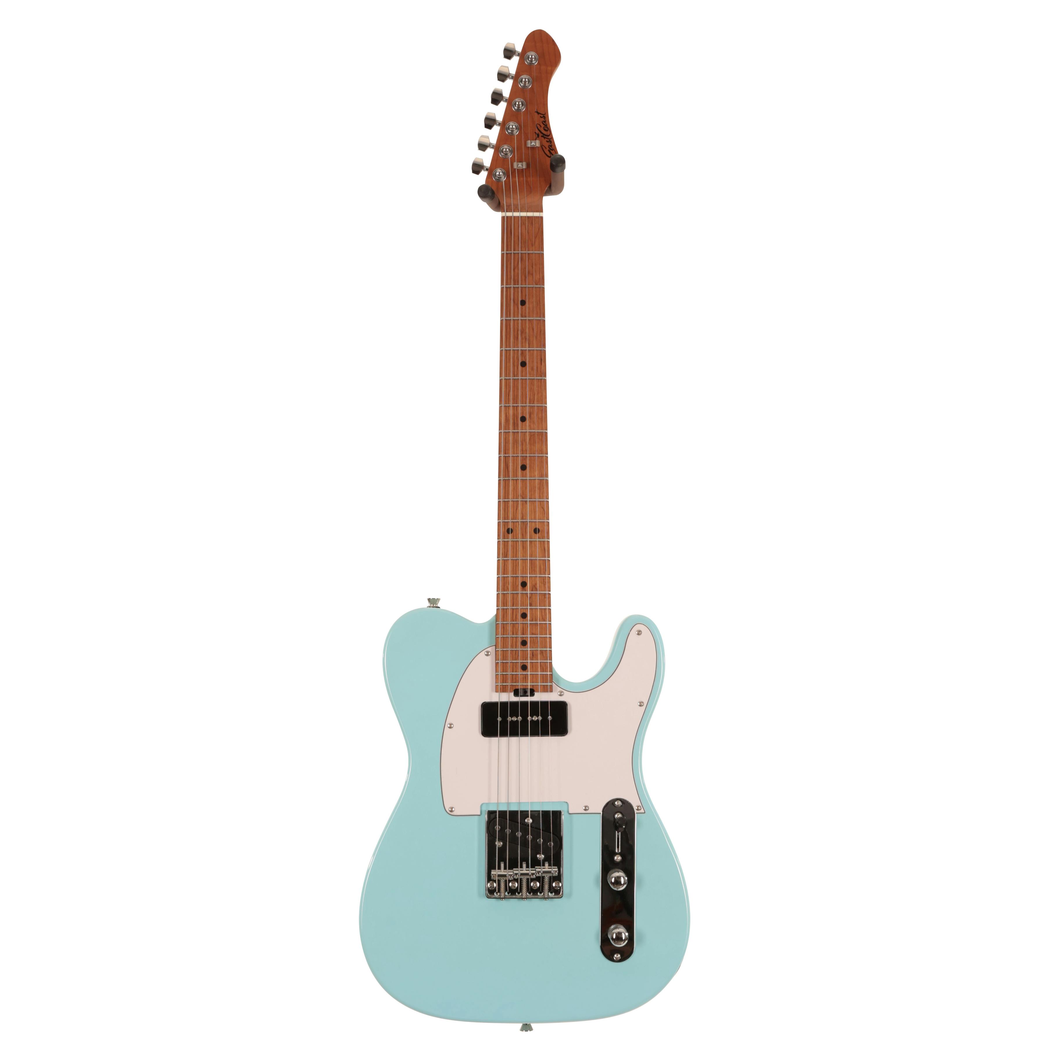 EastCoast TL Deluxe Electric Guitar in Pale Blue - Andertons Music Co.