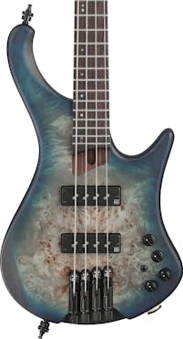 Ibanez EHB1500-CTF 4-String Bass in Cosmic Blue Starburst Flat