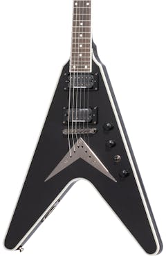 Epiphone Dave Mustaine Signature Flying V Custom Electric Guitar in Black Metallic