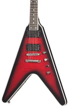 Epiphone Dave Mustaine Signature Flying V Prophecy Electric Guitar in Aged Dark Red Burst