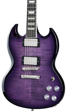 Epiphone SG Modern Figured Electric Guitar in Purple Burst