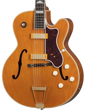 Epiphone 150th Anniversary Zephyr DeLuxe Regent Hollowbody Electric Guitar in Aged Antique Natural