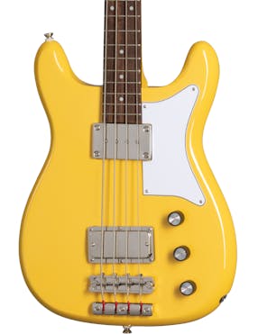 Epiphone Newport Bass Guitar in Sunset Yellow