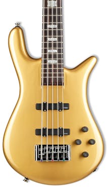 Spector Euro 5 Classic Bass Guitar in Solid Metallic Gold Gloss