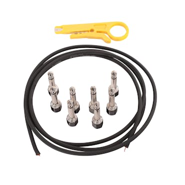 Evidence Audio SIS and Monorail Kit Stealth Black Standard with 5ft Black Cable and 8 Black Plugs