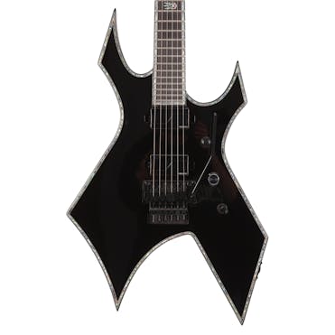 BC Rich Extreme Series Warlock Electric Guitar with Floyd Rose in Black Onyx