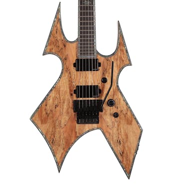 BC Rich Extreme Series Warbeast Exotic Electric Guitar with Floyd Rose in Spalted Maple