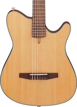Ibanez FRH10N-NTF Nylon-String Electro Acoustic Guitar in Natural Flat