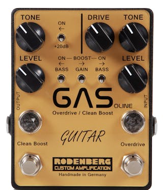 Rodenberg GAS Overdrive Clean Boost Pedal