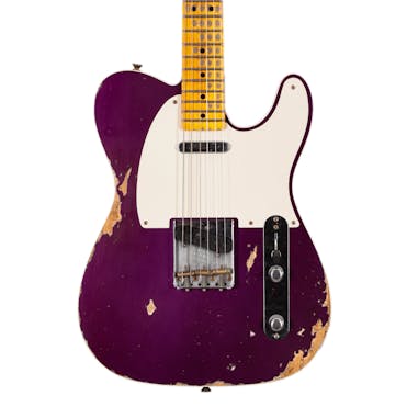 Fender Custom Shop '52 Double Bound Telecaster in Metallic Purple Heavy Relic