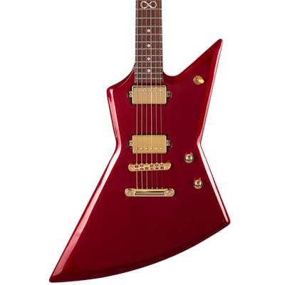 Chapman Ghost Fret Classic Electric Guitar in Hollywood Red With Rosewood Neck