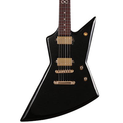 Chapman Ghost Fret Classic Electric Guitar in Manhattan Black With Rosewood Neck