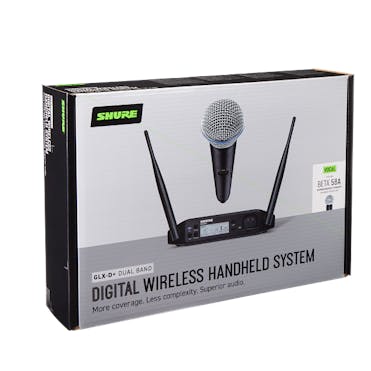 Shure GLXD24+ Dual Band Wireless System with Beta58