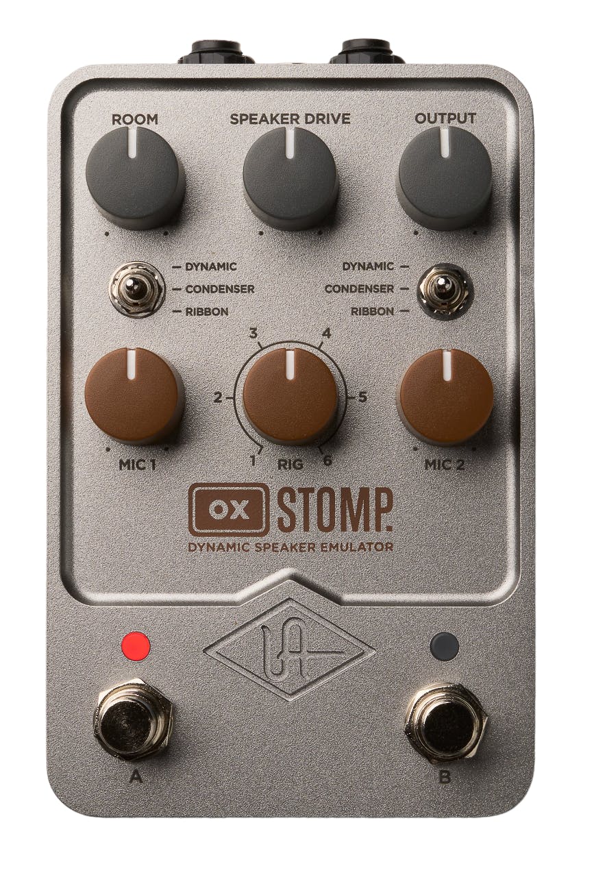 UAFX OX Stomp Dynamic Speaker Emulator Pedal - Andertons 