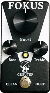 Greuter Audio FOKUS Clean Boost with Treble and Bass Control Pedal