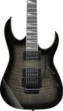 Ibanez GRG320FA Electric Guitar in Transparent Black Sunburst