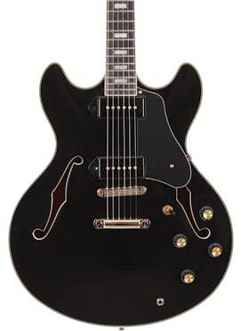 Sire Larry Carlton H7V Semi-Hollow Electric Guitar in Black