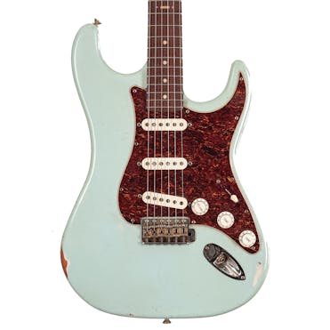 Hansen Guitars S-Style Electric Guitar in Sonic Blue