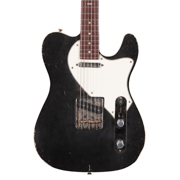 Hansen Guitars T-Style Double Bound 60s Electric Guitar in Black