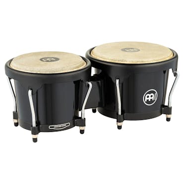Meinl HB50A 6 1/2 Inch & 7 1/2 Inch Acrylic Bongo Set in Black