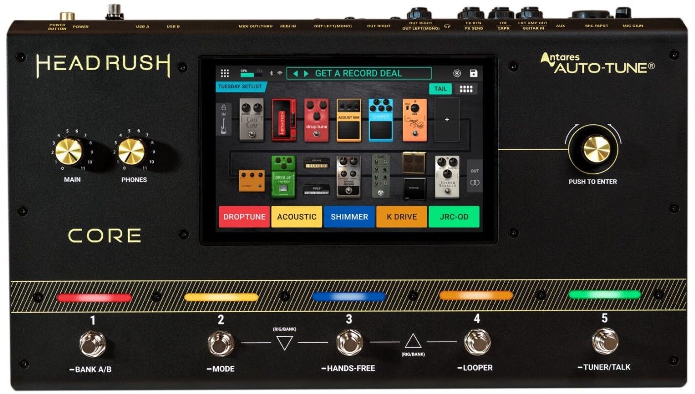 HeadRush Core Guitar FX Amp Modeler and Vocal Processor