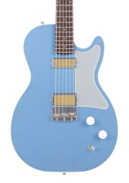 Harmony Standard Jupiter Semi-Hollow Thinline Electric Guitar in Sky Blue