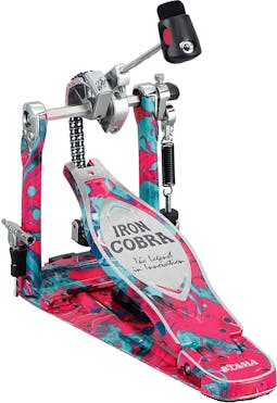 Iron Cobra 900 Marble Coral Swirl Power Glide Single Pedal w/Carrying Case