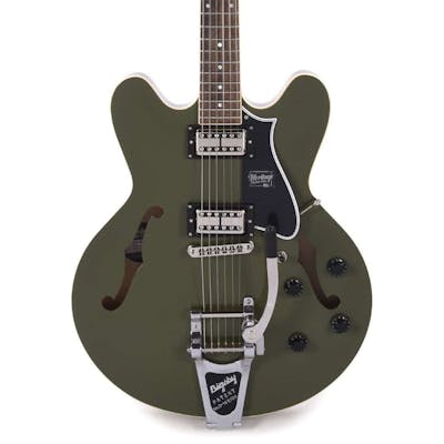 Heritage Standard Collection H-535 Electric Guitar with Bigsby in Olive Drab