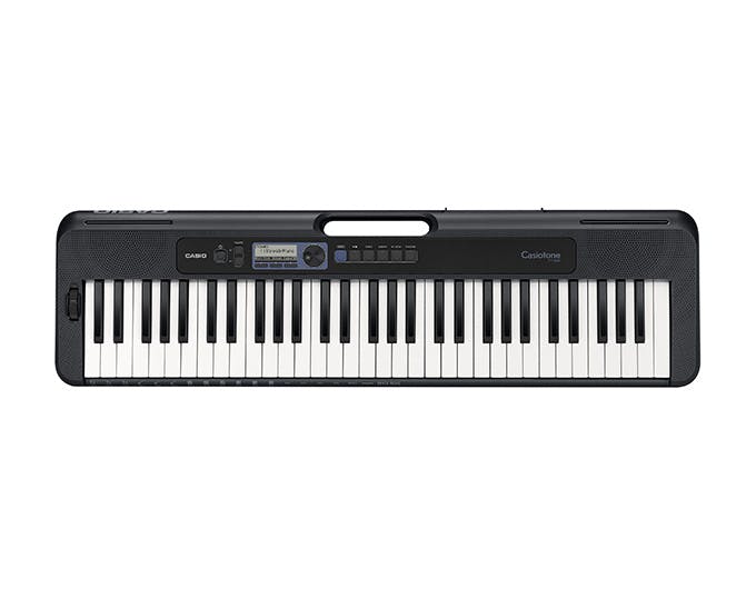 Casio Casiotone CT-S300 61-Key Portable Digital Keyboard Bundle with Adjustable Stand Midnight Blue Sustain Pedal Austin Bazaar Instructional DVD and Polishing Cloth Instructional Book Bench 