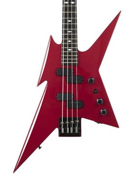 B.C. Rich Ironbird Mk1 Legacy Series Bass Guitar in Gloss Red